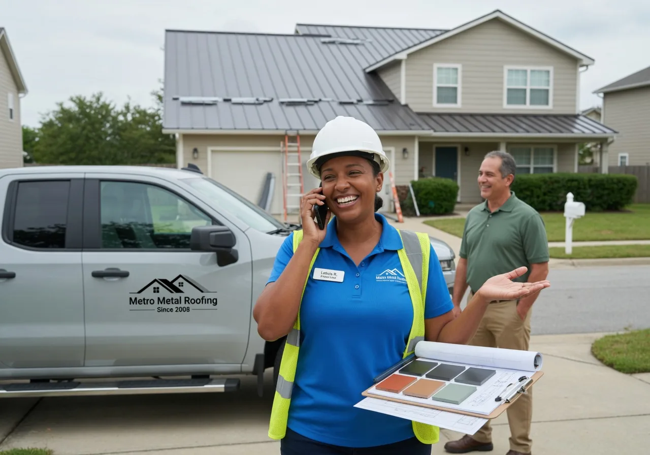 Storm Damage Metal Roof Repair in Trout Lake, MI
